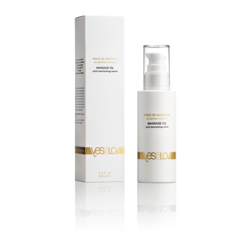 Масажна олія з ароматом білого чаю та плюмерії YESforLOV MASSAGE OIL with bewitching scent 100 мл