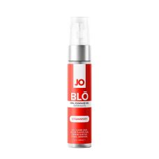 Оральний лубрикант на водній основі зі смаком полуниці System JO BLO - Strawberry 30 мл