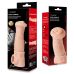 Насадка на член с петлей для мошонки телесная Kokos Cock Sleeve CS 012 размер L