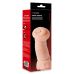 Насадка на член с петлей для мошонки телесная Kokos Cock Sleeve CS 012 размер L