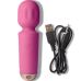 Массажер в виде микрофона розовый Rocks Off Mini Wand Peony