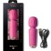 Массажер в виде микрофона розовый Rocks Off Mini Wand Peony