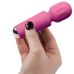 Массажер в виде микрофона розовый Rocks Off Mini Wand Peony