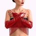 Вінілові мітенки колір червоний Art of Sex - Lerona розмір S