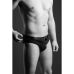 Трусы для страпона мужские из натуральной кожи черного цвета Candy Hero модель T1 1