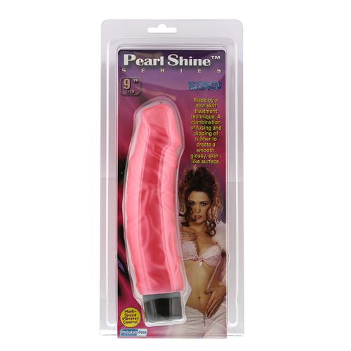 Вибратор реалистичный розового цвета NMC Pearl shine 9 vibrator flesh