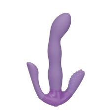 Вібромасажер 3 в 1 анус, точка G, і клітор фіолетовий PROPOSITION G-SPOT STIMULATOR