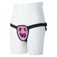 Трусики с кольцами для страпона розовые STRAP ON HARNESS