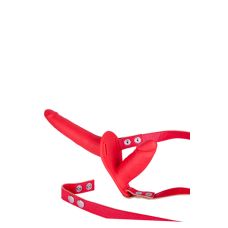 Двойной страпон силиконовый красный SEX COMPANION DUAL CLIMAX