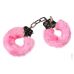 Наручники для секса металлические с розовым мехом Metal Handcuff with Plush Наручники для секса металлические с розовым мехом Metal Handcuff with Plush