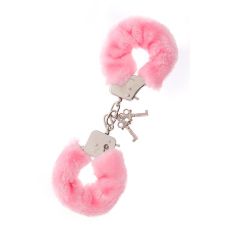 Наручники для сексу металеві з рожевим хутром Metal Handcuff with Plush