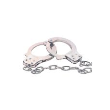 Наручники для секса с ключом металлические CHROME HANDCUFFS METAL HANDCUFFS W KEY