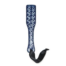 Двухсторонняя шлепалка БДСМ синего цвета Whipsmart Diamond paddle