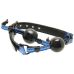 Кляп у рот силіконовий чорно синього кольору NS Novelties Diamond ball gag Кляп у рот силіконовий чорно синього кольору NS Novelties Diamond ball gag