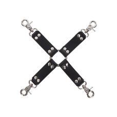 Хрестовина для фіксації БДСМ чорного кольору Taboom Hogtie