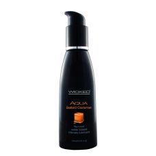 Оральний лубрикант на водній основі зі смаком карамелі Wicked Sensual Care Аqua 120 мл