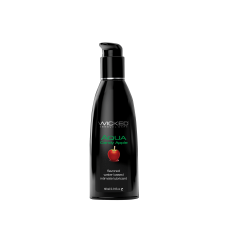 Оральний лубрикант на водній основі зі смаком яблука Wicked Sensual Care Аqua 60 мл