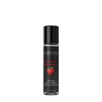 Їстівний лубрикант з полуничним ароматом для орального сексу WICKED AQUA 30ML