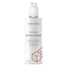Оральний лубрикант на водній основі зі смаком коричневого цукру Wicked Sensual Care 120 мл