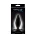 Анальная пробка черного цвета NS Novelties Renegade spades medium