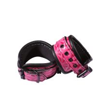 Наручники БДСМ рожевого кольору NS Novelties Sinful wrist cuffs