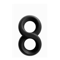 Ерекційне кільце у формі вісімки чорного кольору NS Novelties Renegade infinity ring