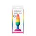 Анальная силиконовая пробка на присоске разноцветного цвета NS Novelties Colours pride edition длина 85 мм Анальная силиконовая пробка на присоске разноцветного цвета NS Novelties Colours pride edition длина 85 мм