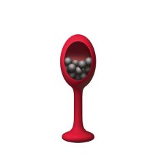 Анальная пробка в виде вишенки красная RENEGADE RATTLER