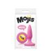 Анальная силиконовая пробка розового цвета с заглушкой смайликом NS Novelties Mojis dck Анальная силиконовая пробка розового цвета с заглушкой смайликом NS Novelties Mojis dck