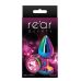 Радужная анальная пробка с розовым камнем REAR ASSETS M