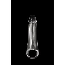 Удлиняющая реалистичная насадка на член с кольцом прозрачного цвета NS Novelties Rrenegade fantasy extension SM