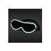 Маска светящаяся в темноте на глаза  зеленого цвета NS Novelties GLO BONDAGE BLINDFOLD GREEN