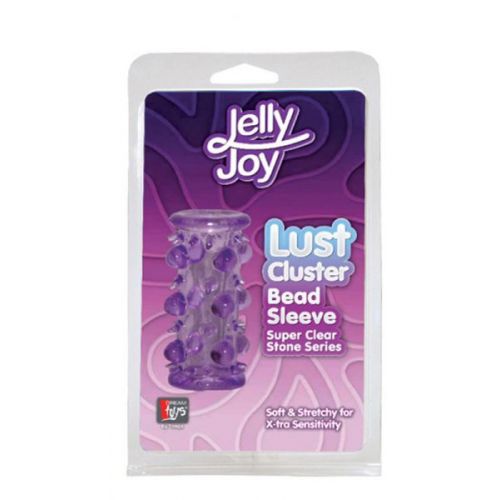 Насадка на пенис с усиками и шариками фиолетовая Lust Cluster