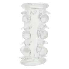 Насадка для потовщення члена з вусиками і кульками прозора Dream Toys Lust Cluster