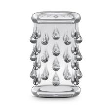 Силіконова насадка на пеніс з пухирцями прозора STAY HARD