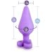 Анальная пробка фиолетовая PLAY WITH ME CANDY HEART FUCK ME