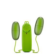 Подвійне віброяйце зелене на пульті B YOURS