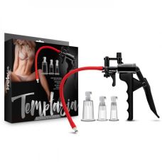 Вакуумная помпа для вагины и сосков в комплекте 3 цилиндра прозрачного цвета Blush Temptasia Clitoris