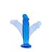 Анальний затор у вигляді члена на присосці синього кольору B Yours