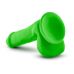 Фалоімітатор 12/3,5 см силіконовий Зелений на присоску NEO ELITE COCK