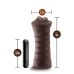 Мастурбатор рот коричневого цвета с вибропулей в комплекте Blush HOT CHOCOLATE RENEE