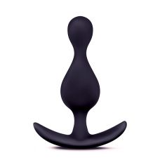 Анальний плаг з якорем чорний ANAL ADVENTURES PLATINUM WAVE