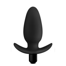 Анальна вібропробка чорна Blush Anal Adventures Platinum Saddle Plug
