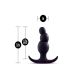 Анальний плаг з якорем чорний ANAL ADVENTURES PLATINUM STACKED PLUG
