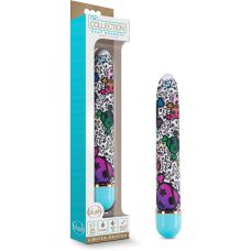 Вібратор Дамський пальчик класичний з яскравим блакитним принтом Blush The Collection Play Naughty