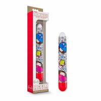 Вибратор Дамский пальчик с ярким принтом красный Blush The Collection Play Flirty 