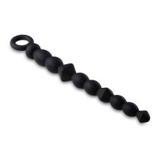 Силиконовые анальные бусы черные Anal Adventures Platinum