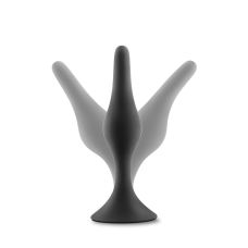 Анальна пробка ANAL ADVENTURES PLATINUM SILICONE розмір S чорна