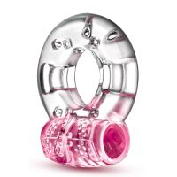 Эрекционное виброкольцо розового цвета Blush PLAY WITH ME AROUSER 