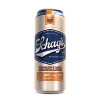 Самозмащувальний мастурбатор для чоловіків сріблястого кольору Blush Schag's luscious lager frosted
